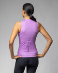 ALÉ Koszulka kolarska bez rękawów - PRAGMA COLOR BLOCK - fioletowy