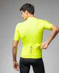 ALÉ Koszulka kolarska z krótkim rękawem - PRAGMA COLOR BLOCK - żółty