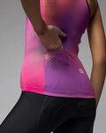 ALÉ Koszulka kolarska bez rękawów - AURORA PRAGMA - różowy/fioletowy