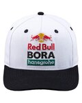RED BULL Czapka kolarska - RED BULL BORA HANSGROHE - biały/czarny