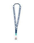 RED BULL sznurowadła - ESSENTIAL LANYARD - niebieski/biały/zielony