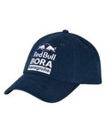 RED BULL Czapka kolarska - RED BULL BORA HANSGROHE MONO - niebieski