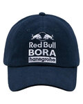 RED BULL Czapka kolarska - RED BULL BORA HANSGROHE MONO - niebieski