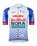 RED BULL Koszulka kolarska z krótkim rękawem - SPECIALIZED TRAINIG BORA - biały/niebieski/czerwony
