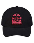 RED BULL Czapka kolarska - RED BULL BORA HANSGROHE - GIRO D'ITALIA - czarny