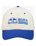 RED BULL Czapka kolarska - RED BULL BORA HANSGROHE - biały/niebieski