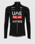 PISSEI Kolarska ocieplana kurtka - UAE TEAM EMIRATES - XRG 2025 GIACCA PRIMAPELLE OFFICIAL - czarny