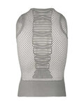 Q36.5 Kolarski bezrękawnik - BASE LAYER 0 MESH - szary