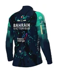 ALÉ Letnia koszulka kolarska z długim rękawem - BAHRAIN VICTORIOUS 2026 - niebieski/zielony