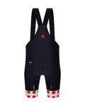 SANTINI Krótkie spodnie kolarskie z szelkami - TOUR DE FRANCE - BIB SHORTS - czarny