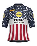 SANTINI Koszulka kolarska z krótkim rękawem - LIDL TREK 2026 NATIONAL CHAMPION US
