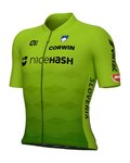 ALÉ Koszulka kolarska z krótkim rękawem - SLOVENIAN FEDERATION PRIME 2024 - zielony