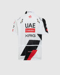 PISSEI Koszulka kolarska z krótkim rękawem - UAE TEAM EMIRATES - XRG 2026 REPLICA JUNIOR - biały/czarny/czerwony