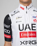 PISSEI Kamizelka kolarska - UAE TEAM EMIRATES 2026 REPLICA - biały/czerwony/czarny