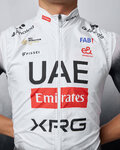 PISSEI Kamizelka kolarska - UAE TEAM EMIRATES 2025 - biały/czarny