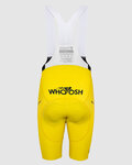PISSEI Krótkie spodnie kolarskie z szelkami - UAE TEAM EMIRATES 2024 REPLICA SANREMO - TDF 24 - żółty