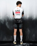 PISSEI Kolarska koszulka z krótkim rękawem - UAE TEAM EMIRATES 2025  - biały/czarny