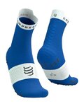 COMPRESSPORT Kolarskie klasyczne skarpetki - PRO RACING SOCKS V4.0 RUN - niebieski