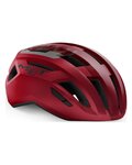 MET Kask kolarski - ALLROAD  - czerwony/czarny