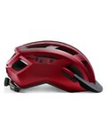MET Kask kolarski - ALLROAD  - czerwony/czarny
