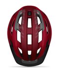 MET Kask kolarski - ALLROAD  - czerwony/czarny
