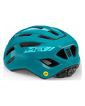 MET Kask kolarski - MILES MIPS - niebieski