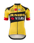 AGU Koszulka kolarska z krótkim rękawem - JUMBO-VISMA '20 LADY - czarny/żółty