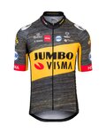 AGU Koszulka kolarska z krótkim rękawem - JUMBO-VISMA 2021 TDF - czarny/żółty