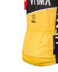 AGU Koszulka kolarska z krótkim rękawem - JUMBO-VISMA 22 KIDS - żółty/czarny