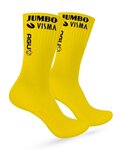 AGU Kolarskie klasyczne skarpetki - JUMBO-VISMA 2022 - żółty