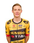 AGU Koszulka kolarska z krótkim rękawem - JUMBO-VISMA 2023 JONAS VINGEGAARD - czarny/żółty