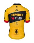 AGU Koszulka kolarska z krótkim rękawem - JUMBO-VISMA 2023 JONAS VINGEGAARD - czarny/żółty