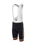 AGU Krótkie spodnie kolarskie z szelkami - JUMBO-VISMA TRIPLE VICTORY 2023 - czarny