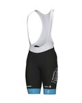 ALÉ Krótkie spodnie kolarskie z szelkami - BAHRAIN VICTORIOUS 2023 - czarny
