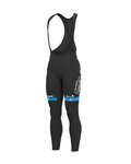 ALÉ Długie spodnie kolarskie z szelkami - BAHRAIN VICTORIOUS 2023 - czarny