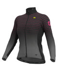 ALÉ Zimowa koszulka kolarska z długim rękawem - BULLET LADY WINTER - czarny