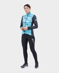 ALÉ Kolarska ocieplana kurtka - SOLID SHARP LADY WNT - jasnoniebieski/czarny