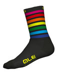 ALÉ Kolarskie klasyczne skarpetki - RAINBOW  - kolorowy/czarny