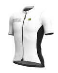 ALÉ Koszulka kolarska z krótkim rękawem - COLOR BLOCK - biały