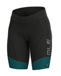 ALÉ Krótkie spodnie kolarskie bez szelek - MASTER LADY - niebieski/czarny