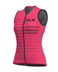 ALÉ Koszulka kolarska bez rękawów - ERGO LADY  - różowy