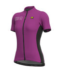 ALÉ Koszulka kolarska z krótkim rękawem - COLOR BLOCK LADY - fioletowy