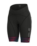 ALÉ Krótkie spodnie kolarskie bez szelek - THE END LADY - czarny/kolorowy