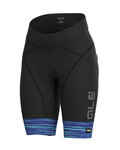 ALÉ Krótkie spodnie kolarskie bez szelek - THE END LADY - czarny/niebieski