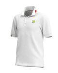 ALÉ Kolarska koszulka z krótkim rękawem - POLO  - biały