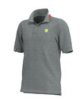 ALÉ Kolarska koszulka z krótkim rękawem - POLO - szary