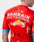 ALÉ Koszulka kolarska z krótkim rękawem - BAHR VICTORIOUS 2022 - czerwony/niebieski/biały