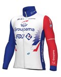 ALÉ Kolarska ocieplana kurtka - GROUPAMA FDJ 2022 - czerwony/niebieski/biały