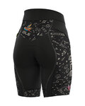 ALÉ Krótkie spodnie kolarskie bez szelek - VERSILIA LADY - czarny
