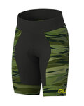 ALÉ Krótkie spodnie kolarskie bez szelek - ROCK KIDS - zielony/czarny